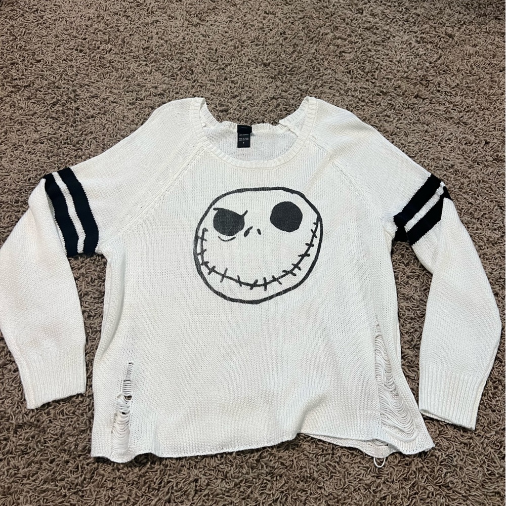 Torrid Jack Skellington Sweater SZ 2